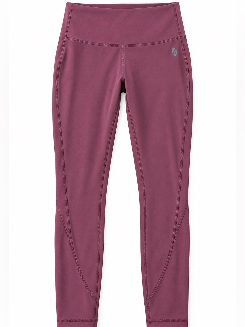 Allie Coolmax High Rise Athletic Leggings Plum Burgundy Size S